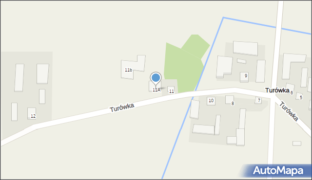 Turówka, Turówka, 11A, mapa Turówka