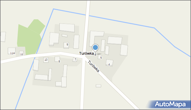 Turówka, Turówka, 6, mapa Turówka