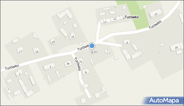 Turówko, Turówko, 4, mapa Turówko