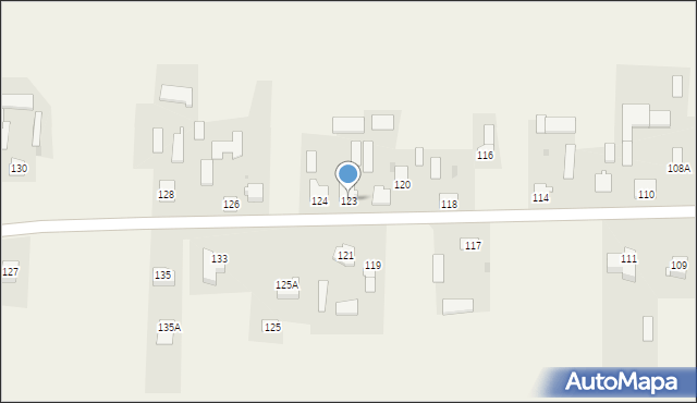 Turowola, Turowola, 123, mapa Turowola