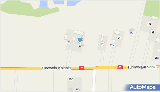 Turowola, Turowola, 18, mapa Turowola