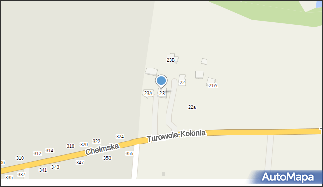 Turowola, Turowola, 23, mapa Turowola