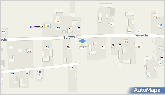 Turowola, Turowola, 71b, mapa Turowola