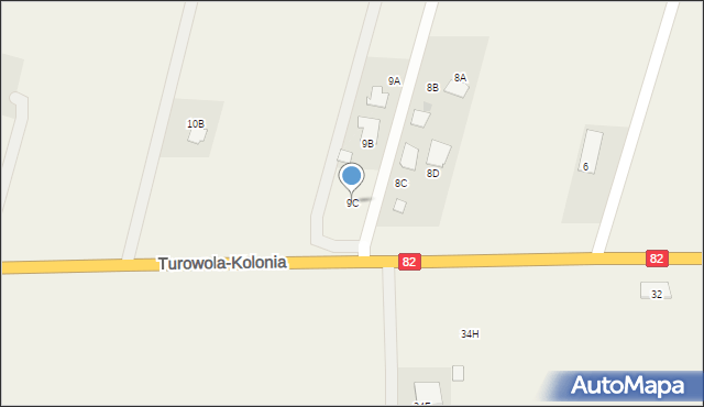 Turowola, Turowola, 9C, mapa Turowola