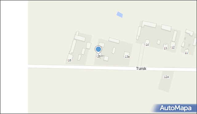 Tursk, Tursk, 15, mapa Tursk