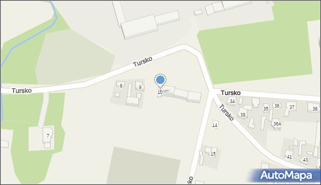 Tursko, Tursko, 10, mapa Tursko