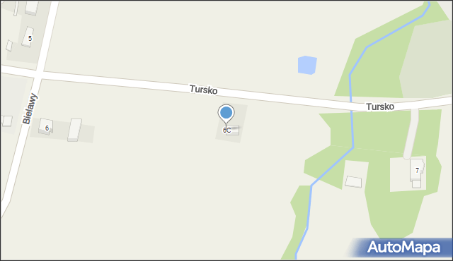 Tursko, Tursko, 6C, mapa Tursko