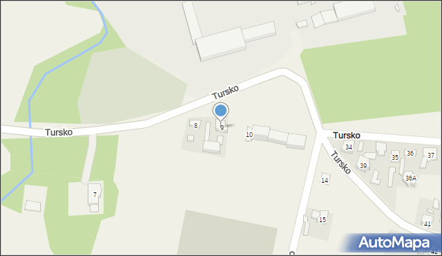 Tursko, Tursko, 9, mapa Tursko