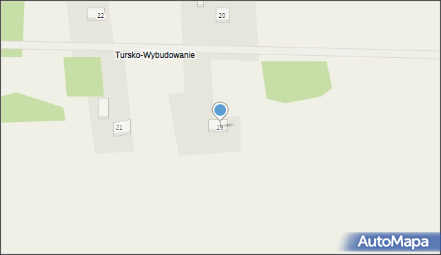 Tursko, Tursko, 19, mapa Tursko