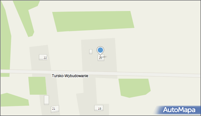 Tursko, Tursko, 20, mapa Tursko