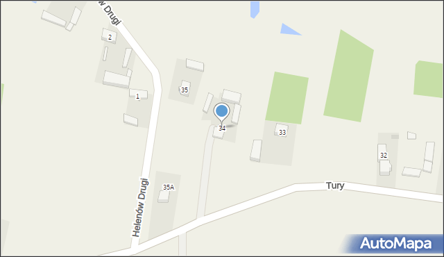 Tury, Tury, 34, mapa Tury