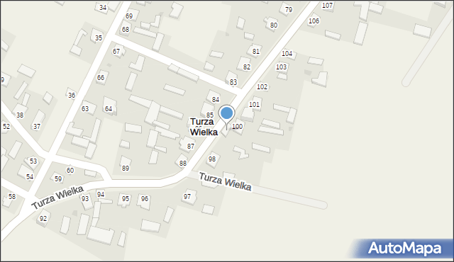 Turza Wielka, Turza Wielka, 99, mapa Turza Wielka