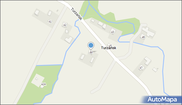 Turzańsk, Turzańsk, 44, mapa Turzańsk