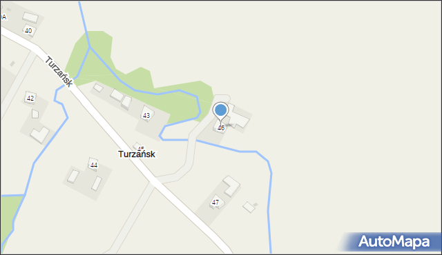 Turzańsk, Turzańsk, 46, mapa Turzańsk