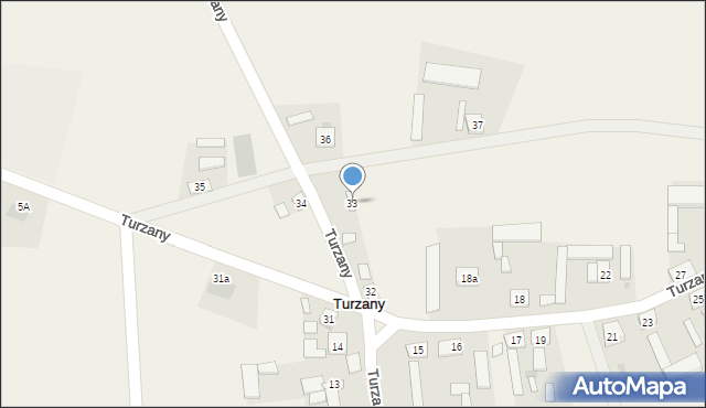 Turzany, Turzany, 33, mapa Turzany