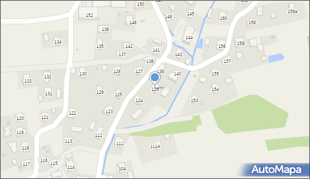 Turze Pole, Turze Pole, 126, mapa Turze Pole