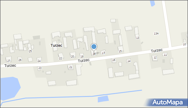 Turzec, Turzec, 18, mapa Turzec