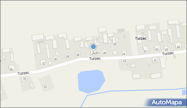 Turzec, Turzec, 27, mapa Turzec