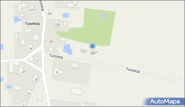 Turznica, Turznica, 22C, mapa Turznica