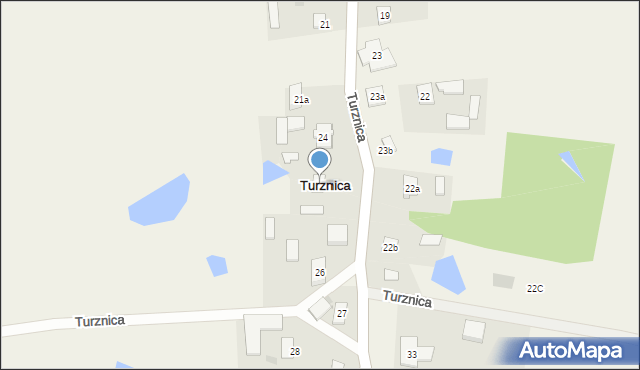 Turznica, Turznica, 25, mapa Turznica