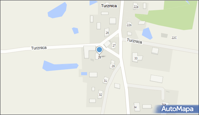 Turznica, Turznica, 28, mapa Turznica