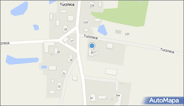 Turznica, Turznica, 33, mapa Turznica