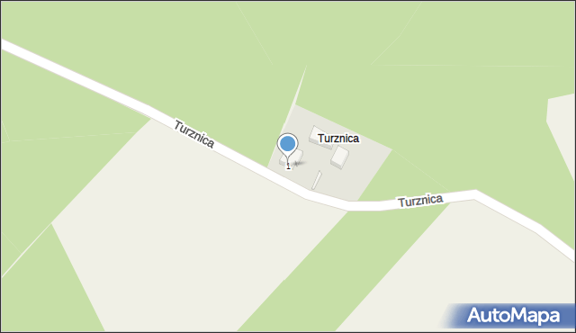 Turznica, Turznica, 1, mapa Turznica