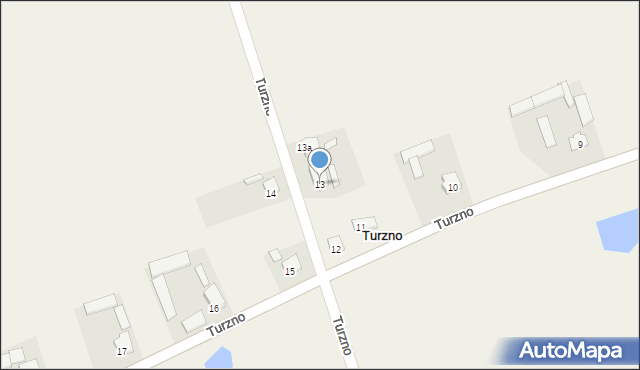 Turzno, Turzno, 13, mapa Turzno