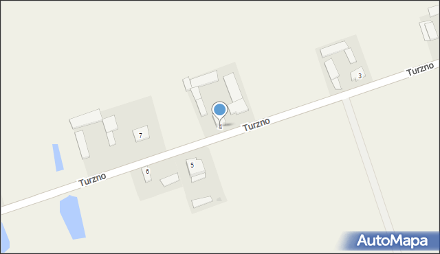 Turzno, Turzno, 4, mapa Turzno