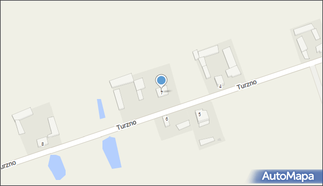 Turzno, Turzno, 7, mapa Turzno