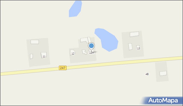 Turzyn, Turzyn, 12A, mapa Turzyn