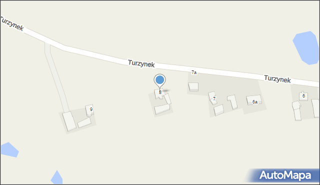 Turzynek, Turzynek, 8, mapa Turzynek