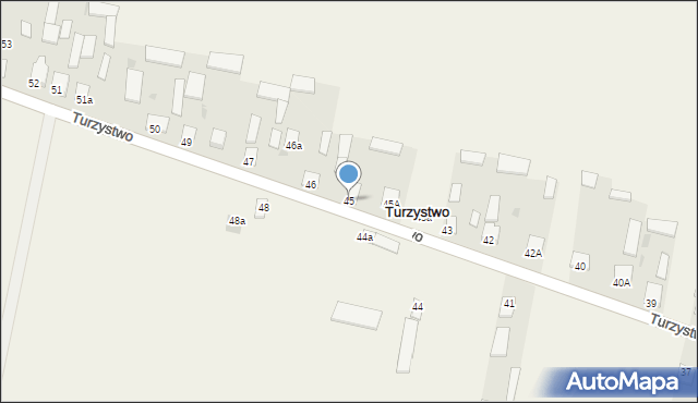 Turzystwo, Turzystwo, 45, mapa Turzystwo