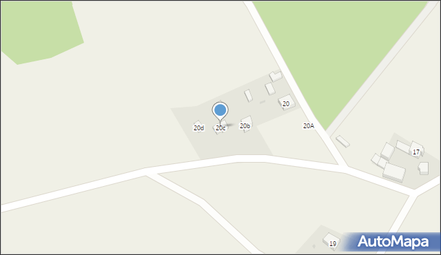 Tuszkowy, Tuszkowy, 20c, mapa Tuszkowy