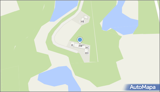 Tuszkowy, Tuszkowy, 36B, mapa Tuszkowy