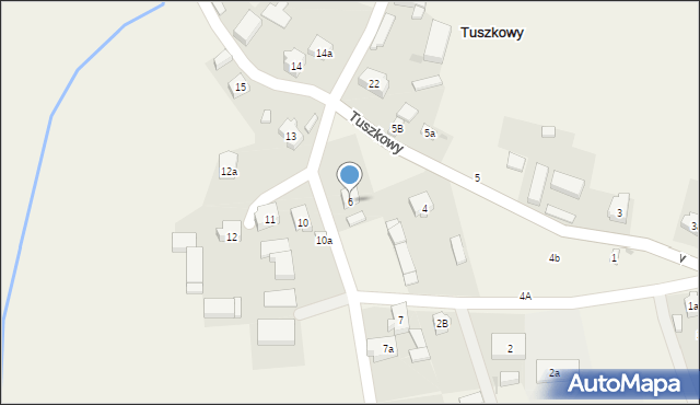 Tuszkowy, Tuszkowy, 6, mapa Tuszkowy