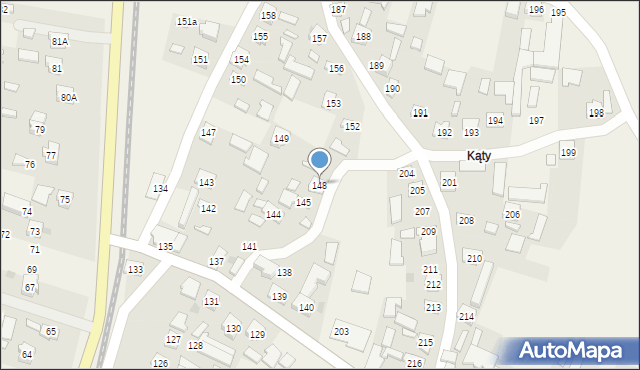 Tuszów Narodowy, Tuszów Narodowy, 148, mapa Tuszów Narodowy