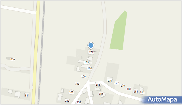 Tuszów Narodowy, Tuszów Narodowy, 171, mapa Tuszów Narodowy