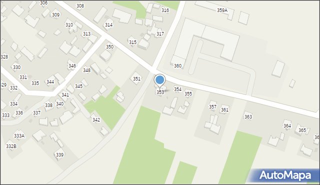 Tuszów Narodowy, Tuszów Narodowy, 353, mapa Tuszów Narodowy
