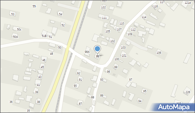 Tuszów Narodowy, Tuszów Narodowy, 98, mapa Tuszów Narodowy