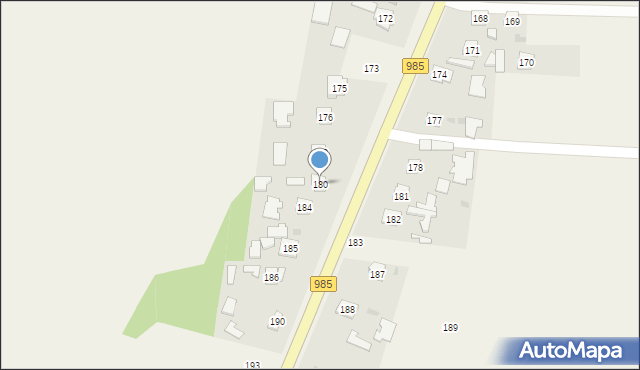 Tuszyma, Tuszyma, 180, mapa Tuszyma