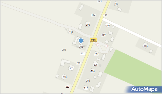 Tuszyma, Tuszyma, 201, mapa Tuszyma