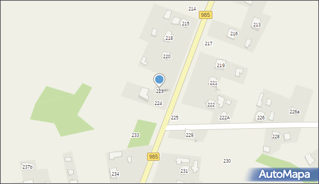 Tuszyma, Tuszyma, 223, mapa Tuszyma