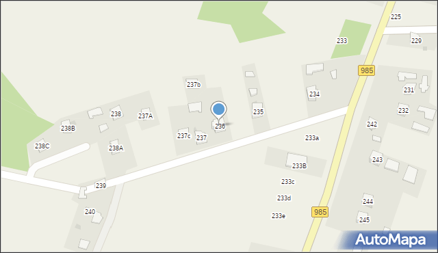 Tuszyma, Tuszyma, 236, mapa Tuszyma