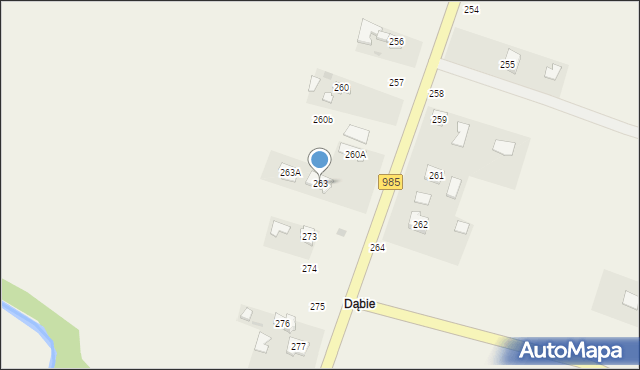 Tuszyma, Tuszyma, 263, mapa Tuszyma