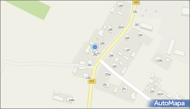 Tuszyma, Tuszyma, 291, mapa Tuszyma