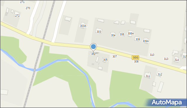 Tuszyma, Tuszyma, 302, mapa Tuszyma