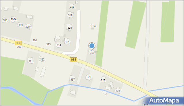 Tuszyma, Tuszyma, 319, mapa Tuszyma