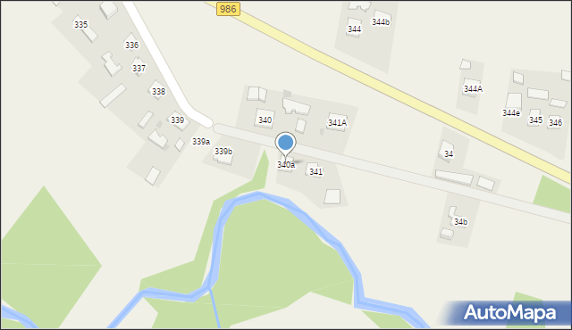 Tuszyma, Tuszyma, 340a, mapa Tuszyma