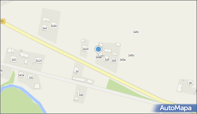 Tuszyma, Tuszyma, 344e, mapa Tuszyma